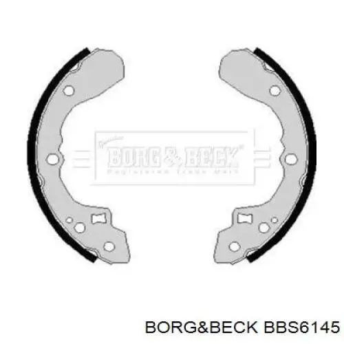 Задние барабанные колодки BBS6145 Borg&beck