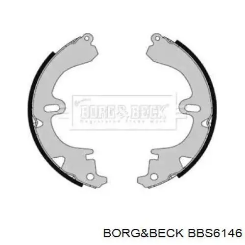 Задние барабанные колодки BBS6146 Borg&beck