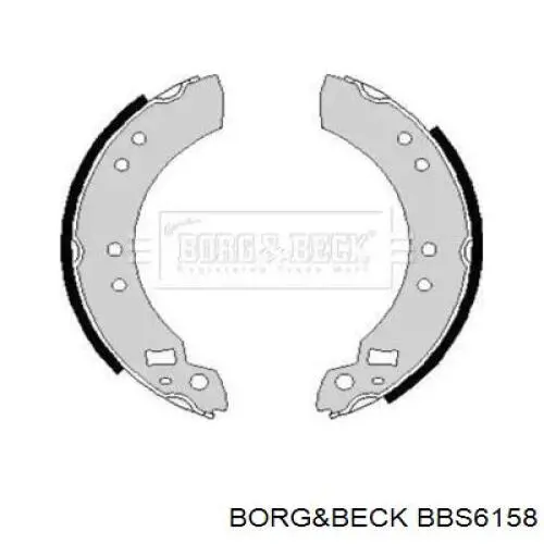 Задние барабанные колодки BBS6158 Borg&beck