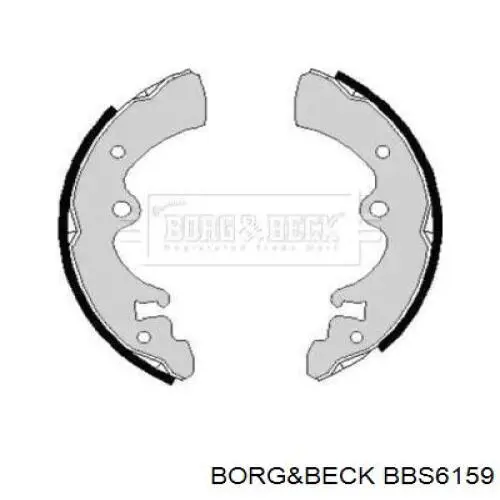 Задние барабанные колодки BBS6159 Borg&beck