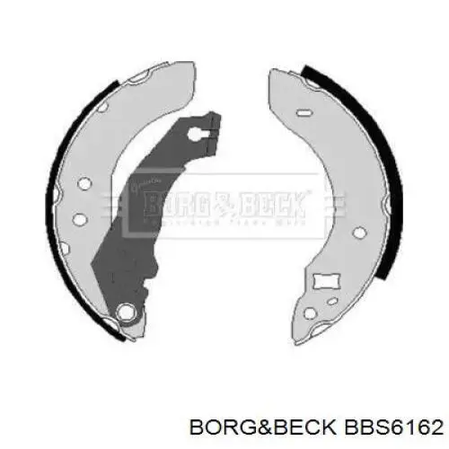 BBS6162 Borg&beck колодки тормозные задние барабанные
