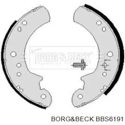 Задние барабанные колодки BBS6191 Borg&beck