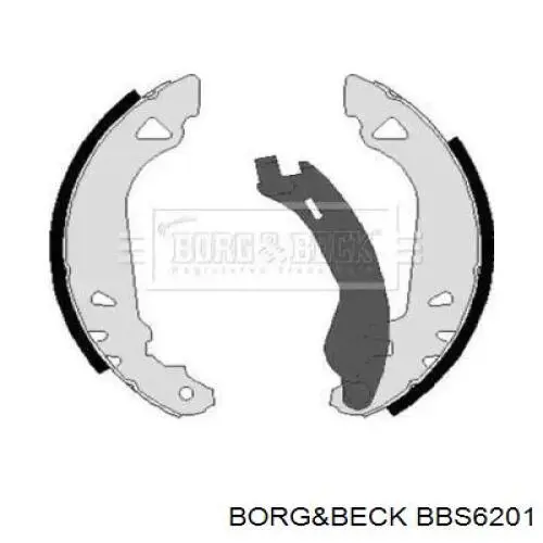 Задние барабанные колодки BBS6201 Borg&beck