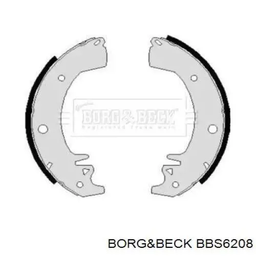 Задние барабанные колодки BBS6208 Borg&beck