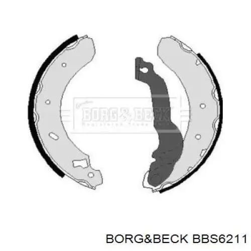 Задние барабанные колодки BBS6211 Borg&beck