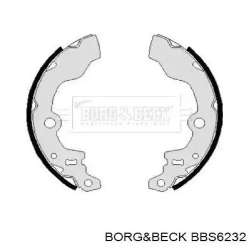 Задние барабанные колодки BBS6232 Borg&beck