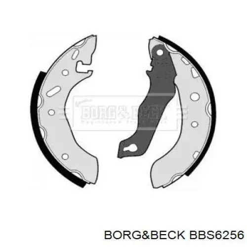 Задние барабанные колодки BBS6256 Borg&beck