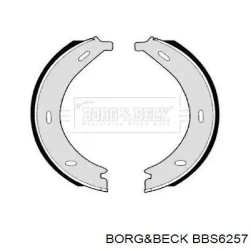 Колодки ручника BBS6257 Borg&beck