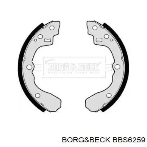 Задние барабанные колодки BBS6259 Borg&beck