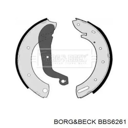 Задние барабанные колодки BBS6261 Borg&beck