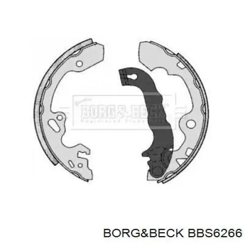 Задние барабанные колодки BBS6266 Borg&beck