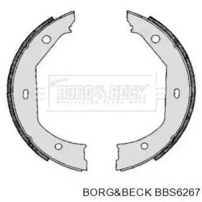 BBS6267 Borg&beck колодки ручника (стояночного тормоза)