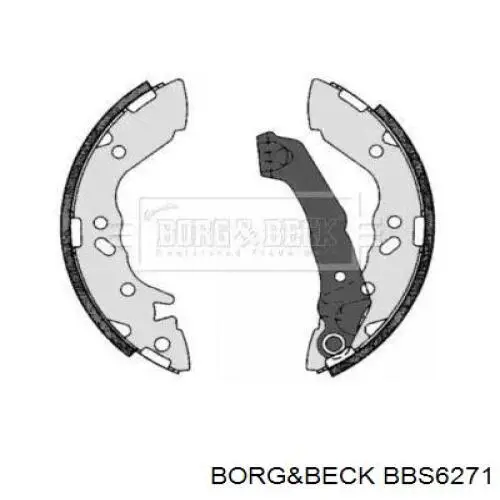 Задние барабанные колодки BBS6271 Borg&beck