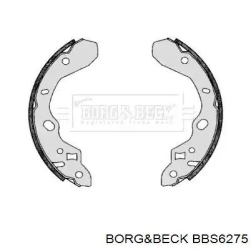 Задние барабанные колодки BBS6275 Borg&beck