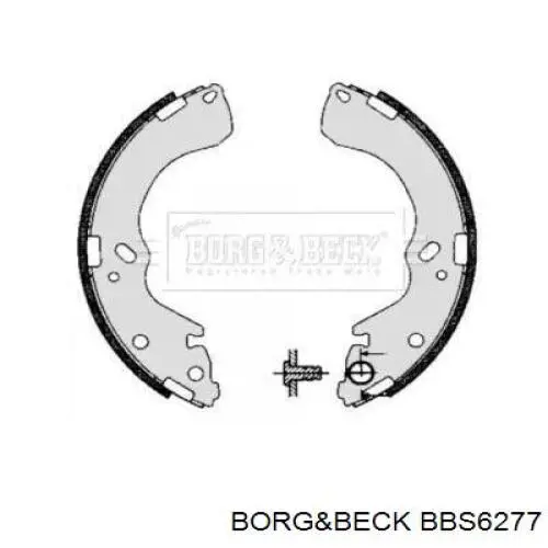 Задние барабанные колодки BBS6277 Borg&beck