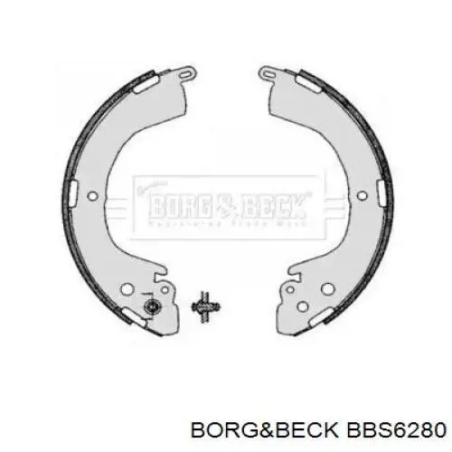 Задние барабанные колодки BBS6280 Borg&beck