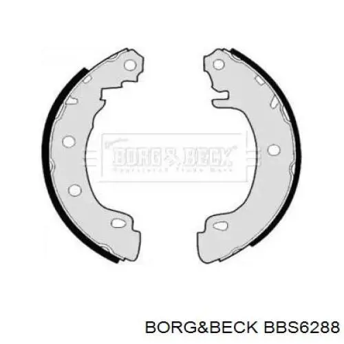 Задние барабанные колодки BBS6288 Borg&beck