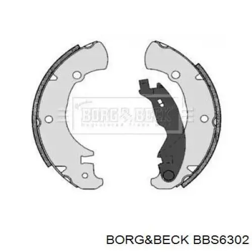 Задние барабанные колодки BBS6302 Borg&beck