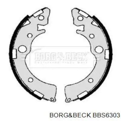 Задние барабанные колодки BBS6303 Borg&beck