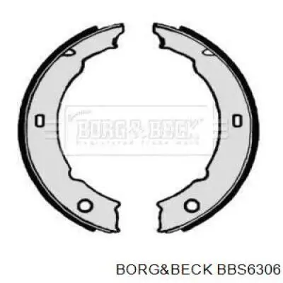 Колодки ручника BBS6306 Borg&beck