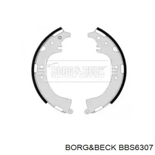 Задние барабанные колодки BBS6307 Borg&beck