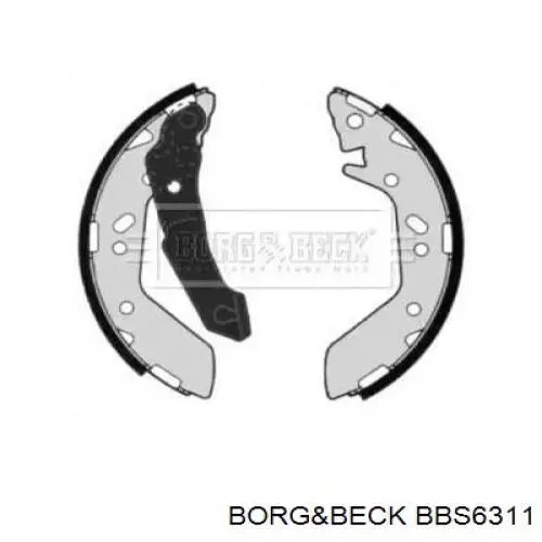 Задние барабанные колодки BBS6311 Borg&beck