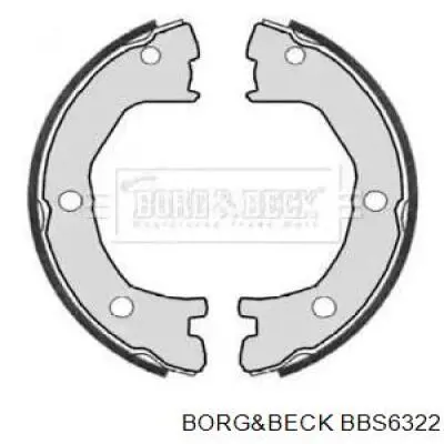 Задние барабанные колодки BBS6322 Borg&beck