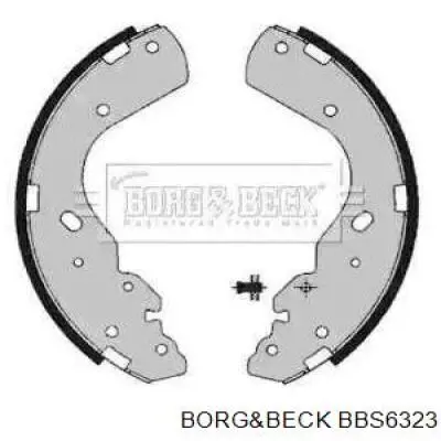 Задние барабанные колодки BBS6323 Borg&beck