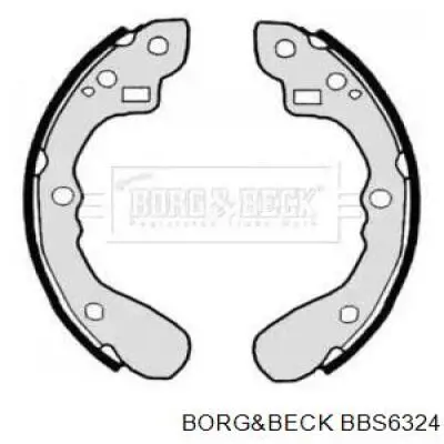 Задние барабанные колодки BBS6324 Borg&beck