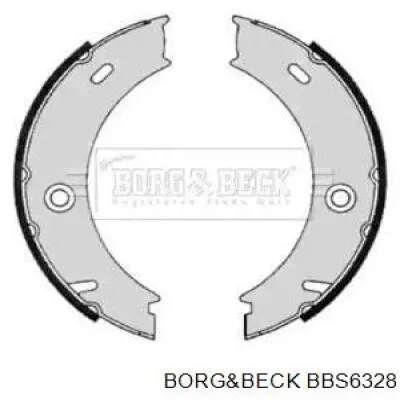 BBS6328 Borg&beck колодки ручника (стояночного тормоза)
