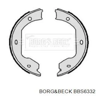 Колодки ручника (стояночного тормоза) Borg&beck BBS6332