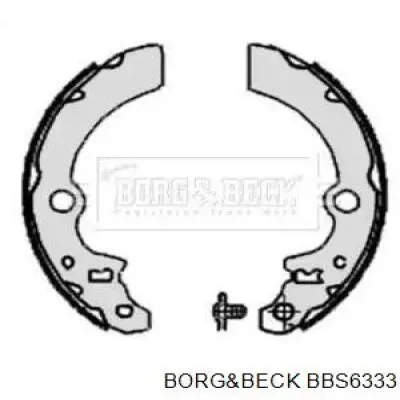 Задние барабанные колодки BBS6333 Borg&beck