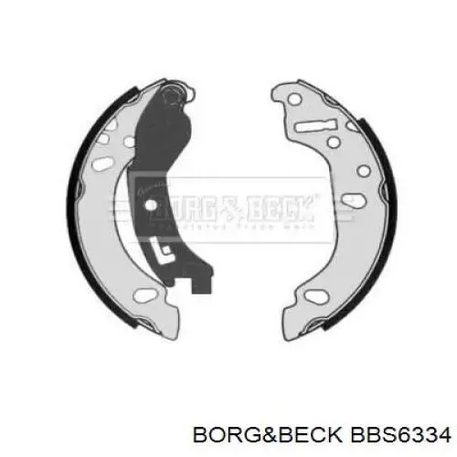 Задние барабанные колодки BBS6334 Borg&beck