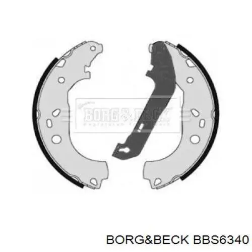 Задние барабанные колодки BBS6340 Borg&beck