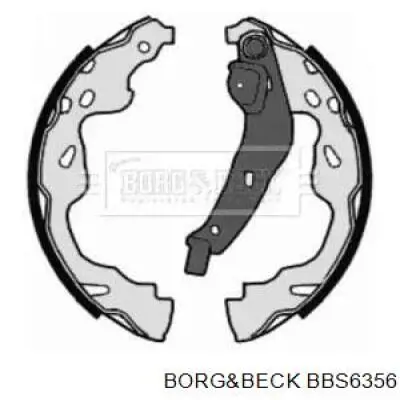 Задние барабанные колодки BBS6356 Borg&beck