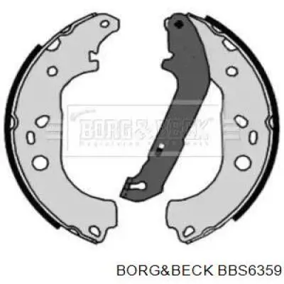 Задние барабанные колодки BBS6359 Borg&beck