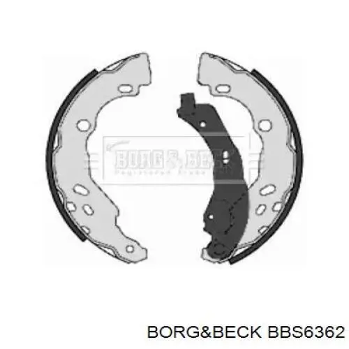 Задние барабанные колодки BBS6362 Borg&beck