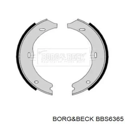 Колодки ручника BBS6365 Borg&beck