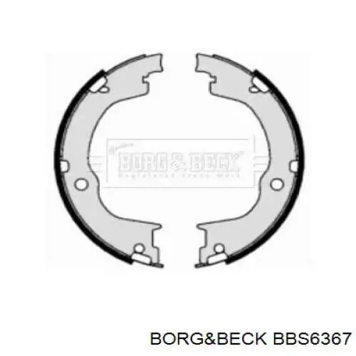 Колодки ручника BBS6367 Borg&beck