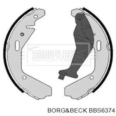 Задние барабанные колодки BBS6374 Borg&beck