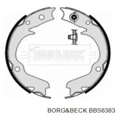 Колодки ручника (стояночного тормоза) Borg&beck BBS6383