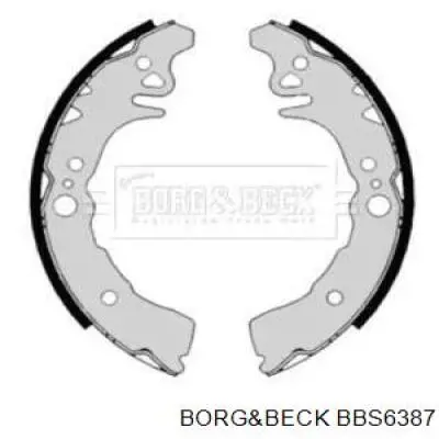 Задние барабанные колодки BBS6387 Borg&beck