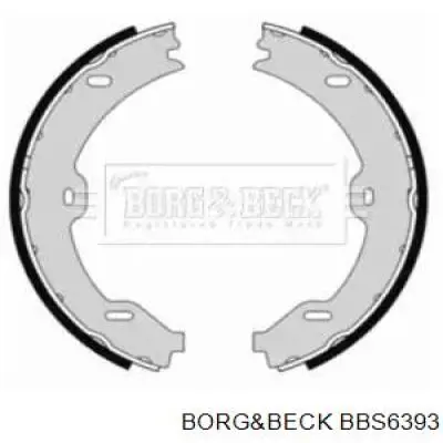 BBS6393 Borg&beck колодки ручника (стояночного тормоза)