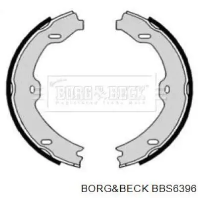 Колодки ручника (стояночного тормоза) Borg&beck BBS6396