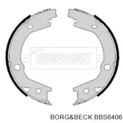 Колодки ручника BBS6406 Borg&beck