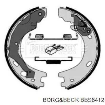 Колодки ручника BBS6412 Borg&beck