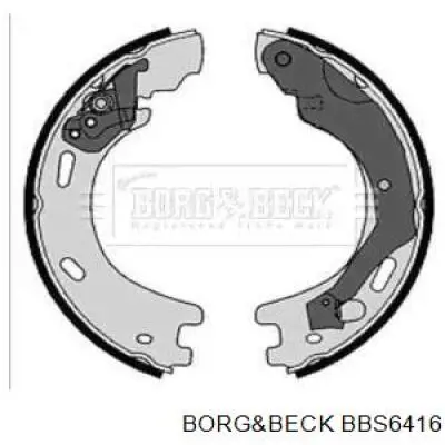 Колодки ручника BBS6416 Borg&beck