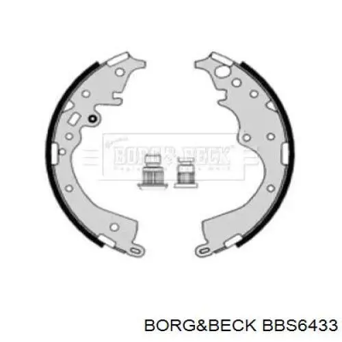 Задние барабанные колодки BBS6433 Borg&beck