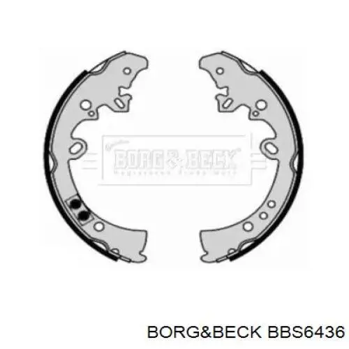 Задние барабанные колодки BBS6436 Borg&beck