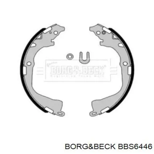 Задние барабанные колодки BBS6446 Borg&beck